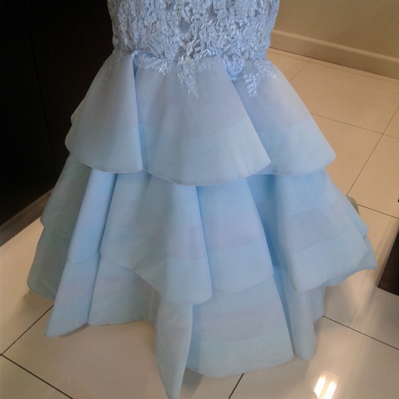 Sherri Hill 52044 Light Blue - Picture 3 of 8